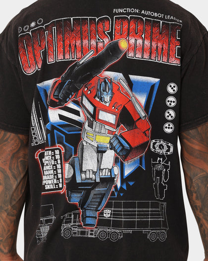 Goat Crew X Transformers Optimus Prime Vintage T-Shirt Black Wash