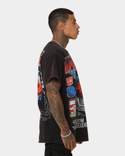Goat Crew X Transformers Optimus Prime Vintage T-Shirt Black Wash