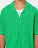 XXIII Lorenzo Knit Button Up Shirt Green