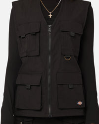 Dickies Women's Round Rock Vest Black