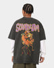 Goat Crew X Cartoon Network Green Ghost Heavyweight Vintage T-Shirt Black Wash