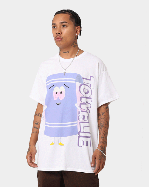 Goat Crew X South Park 420 UV Towelie T-Shirt White