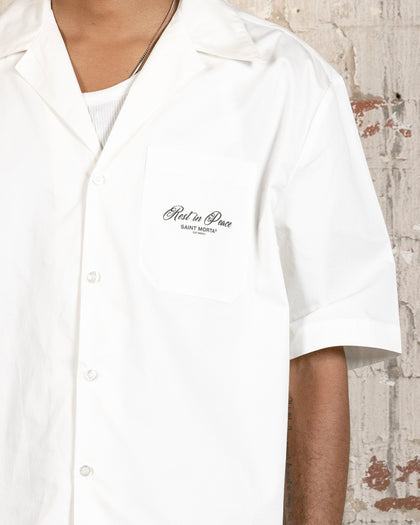 Saint Morta Rest In Peace Short Sleeve Shirt Off White