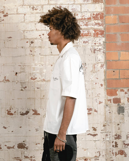 Saint Morta Rest In Peace Short Sleeve Shirt Off White