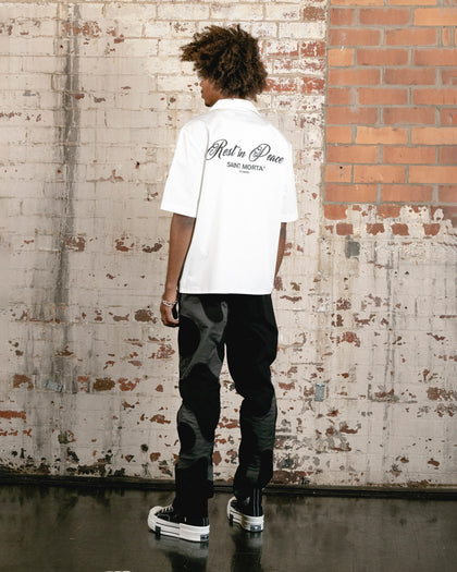Saint Morta Rest In Peace Short Sleeve Shirt Off White