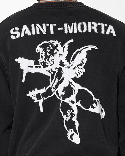 Saint Morta Lil Uzi V2 Crewneck Black