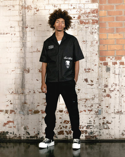 Saint Morta Roadhouse Short Sleeve Shirt Black