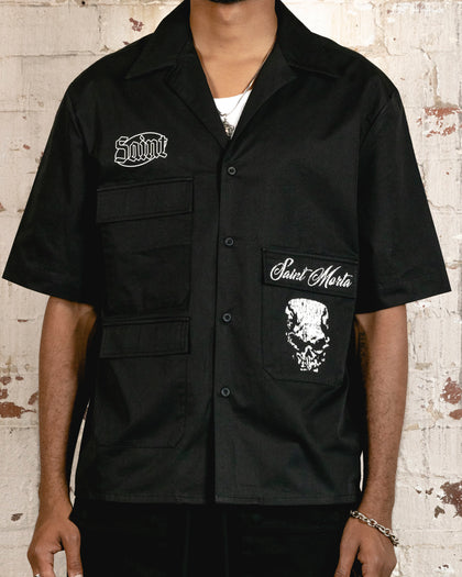 Saint Morta Roadhouse Short Sleeve Shirt Black
