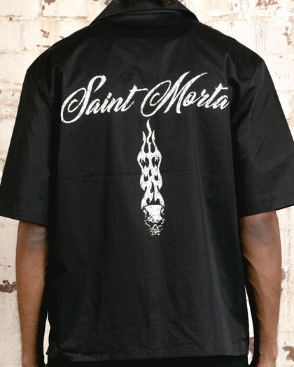Saint Morta Roadhouse Short Sleeve Shirt Black