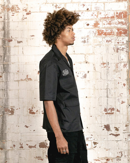 Saint Morta Roadhouse Short Sleeve Shirt Black