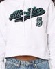 Pro Standard Women's MLB All Stars Cropped Hoodie White