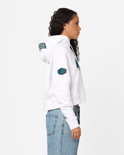 Pro Standard Women's MLB All Stars Cropped Hoodie White