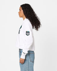 Pro Standard Women's MLB All Stars Cropped Hoodie White