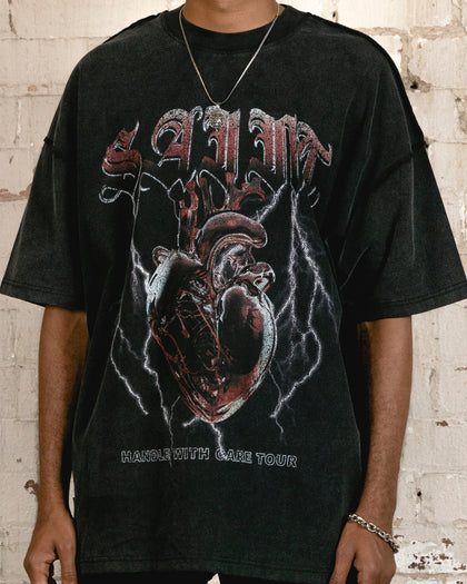 Saint Morta Handle With Care Tour T-Shirt Vintage Black