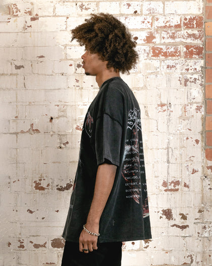 Saint Morta Handle With Care Tour T-Shirt Vintage Black