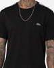Lacoste Logo Tape Jersey T-Shirt Black