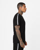Lacoste Logo Tape Jersey T-Shirt Black