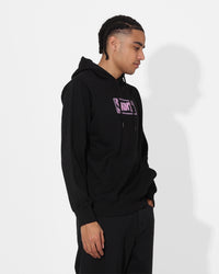 Saint Morta Neon Logo Hoodie Black