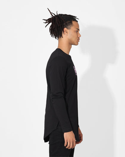 Saint Morta Neon Logo El Duplo T-Shirt Black