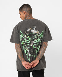 Goat Crew X Transformers Optimus Primal Heavyweight Vintage T-Shirt Black Wash