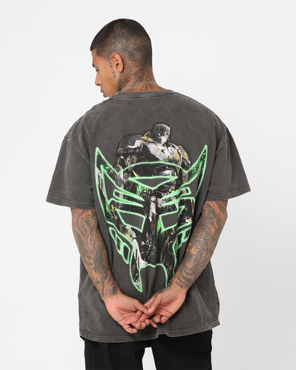 Goat Crew X Transformers Optimus Primal Heavyweight Vintage T-Shirt Black Wash