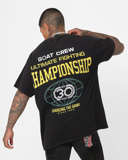 Goat Crew X UFC 30th Anniversary Vintage T-Shirt Black Wash
