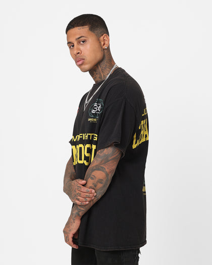 Goat Crew X UFC 30th Anniversary Vintage T-Shirt Black Wash