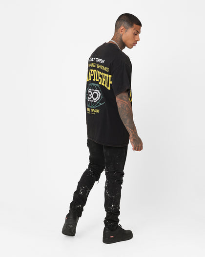 Goat Crew X UFC 30th Anniversary Vintage T-Shirt Black Wash