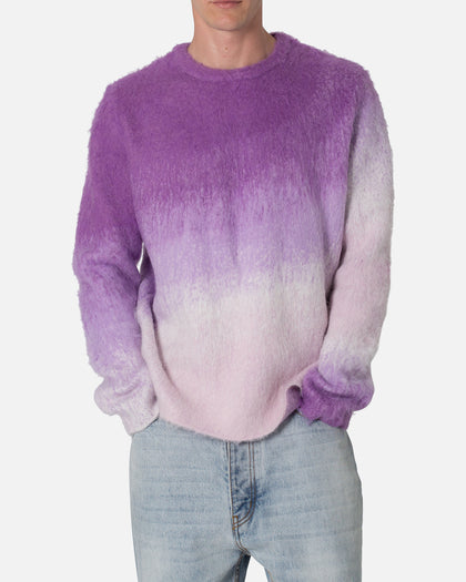 MNML Brushed Gradient Sweater Purple