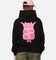 Stussy Crown Fleeced Hoodie Black