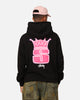 Stussy Crown Fleeced Hoodie Black