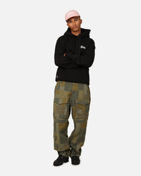 Stussy Crown Fleeced Hoodie Black