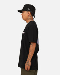 Stussy Italic Grid T-Shirt Black