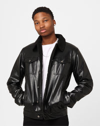 Saint Morta Xon Sherpa Jacket Black