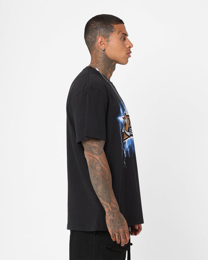 Mitchell & Ness Philadelphia 76ers Logo Lightning T-Shirt Black