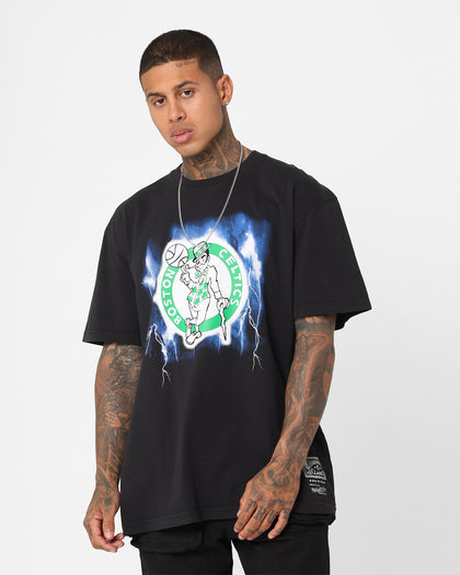 Mitchell & Ness Boston Celtics Logo Lightning T-Shirt Black