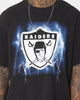 Mitchell & Ness Las Vegas Raiders Logo Lightning T-Shirt Black