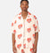 99 Cabana Roaming Hearts Short Sleeve Button Up Shirt Off White/Red