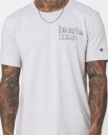 Champion X Beastie Boys Logo Graphic T-Shirt Oxford Heather