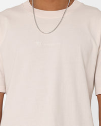 Champion Heritage New Script T-Shirt Milkcap