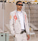 Loiter Western Blazer Jacket Off White