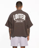 Loiter Essential Spire T-Shirt Charcoal