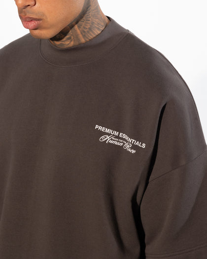 Loiter Essential Spire T-Shirt Charcoal