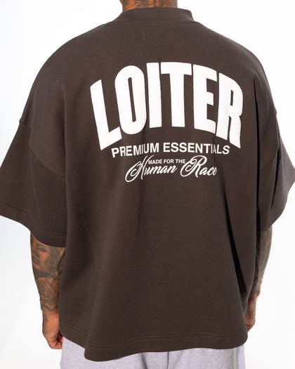 Loiter Essential Spire T-Shirt Charcoal