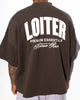 Loiter Essential Spire T-Shirt Charcoal