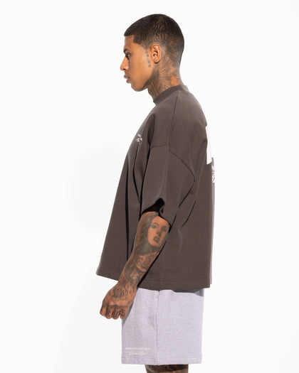 Loiter Essential Spire T-Shirt Charcoal
