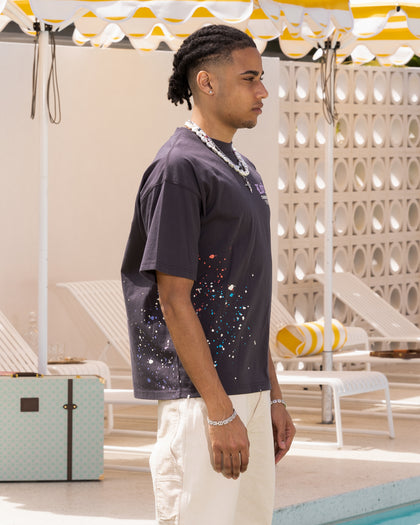 Loiter Chaos Theory T-Shirt Charcoal