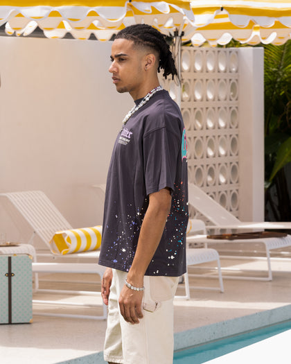 Loiter Chaos Theory T-Shirt Charcoal