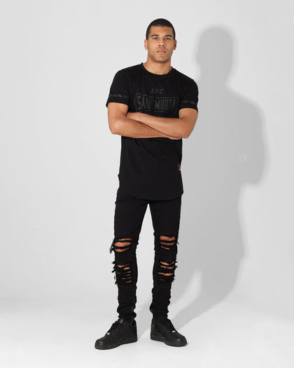 Saint Morta X UFC Championship El Duplo T-Shirt Black/Grey