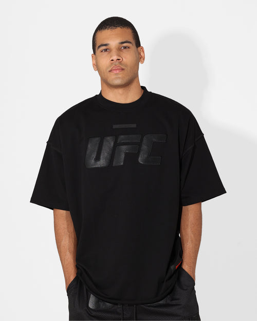 Saint Morta X UFC Boxy Premium T-Shirt Black/Black